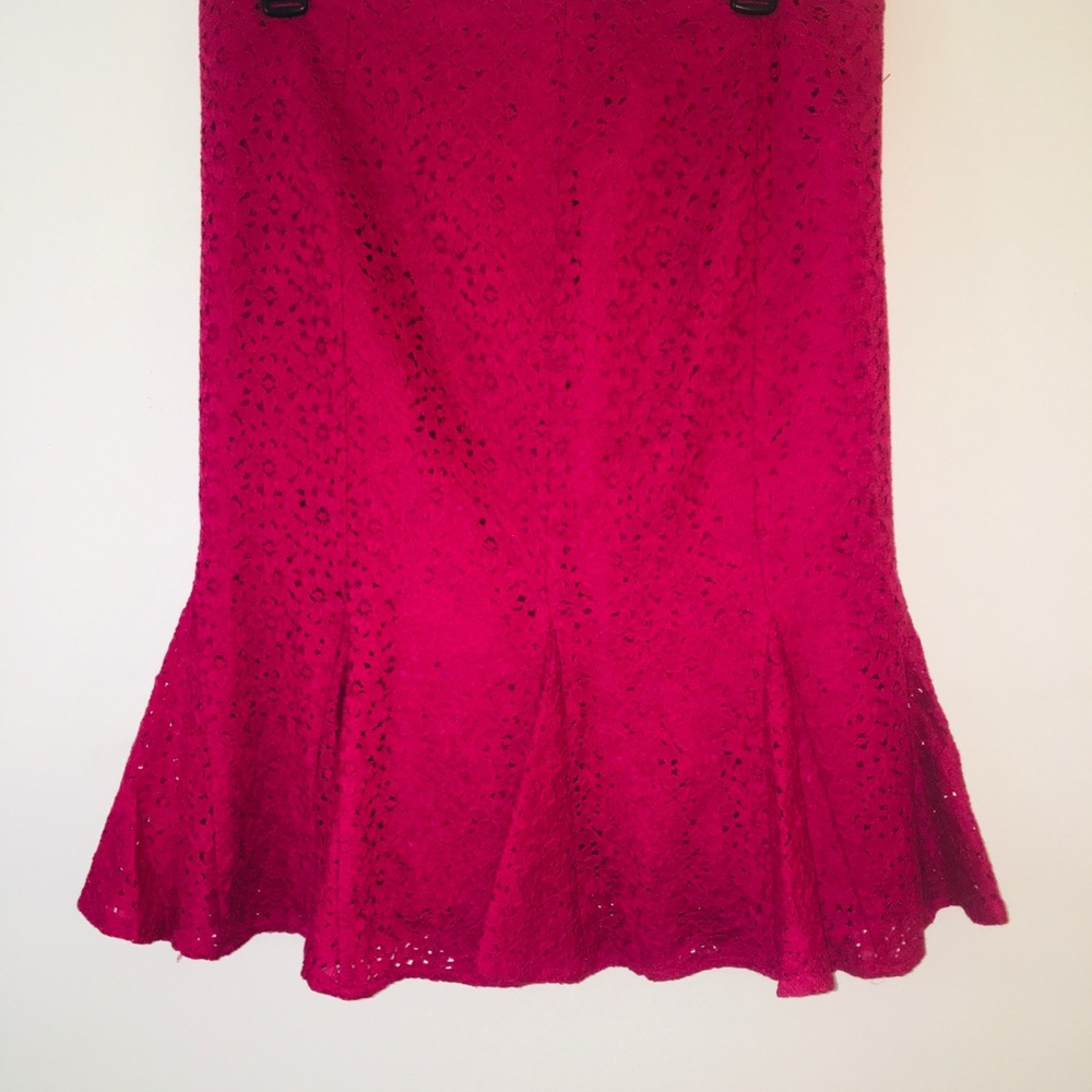 Jones Wear pink eyelet skirt size 20